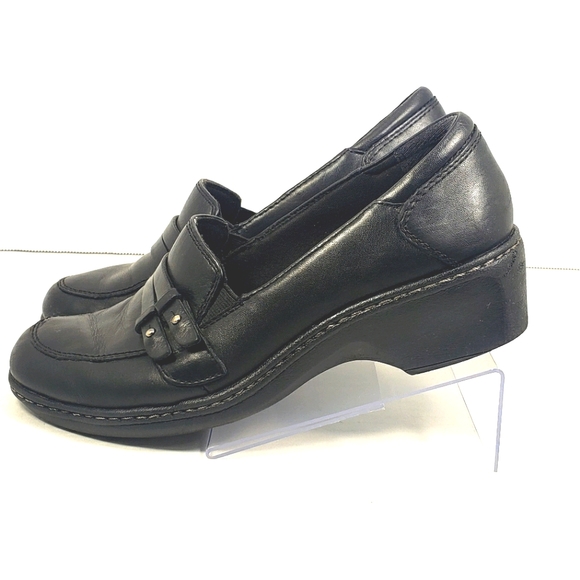 Rockport Cobb Hill by New Balance Black Leather Slip on Loafer Woman's size 6 M - Picture 2 of 10